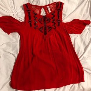 Off the shoulder blouse